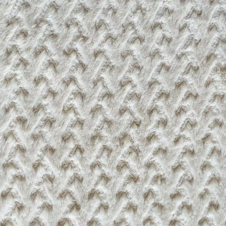 Solid and Embossed Rabbit Fleece